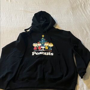 Peanuts Black Christmas Hoodie